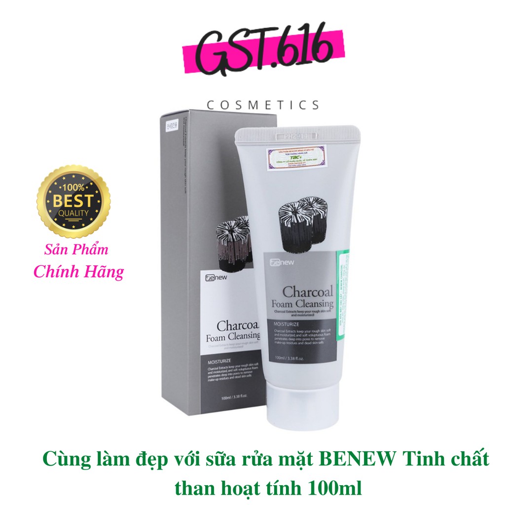Sữa rửa mặt BENEW Green Tea 100ml hàn quốc