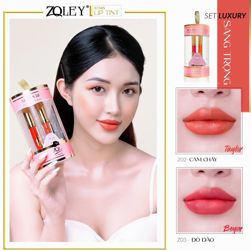 Son Star Lip Tint Zoley 5 Màu Cá Tính - Son Kem Zoley