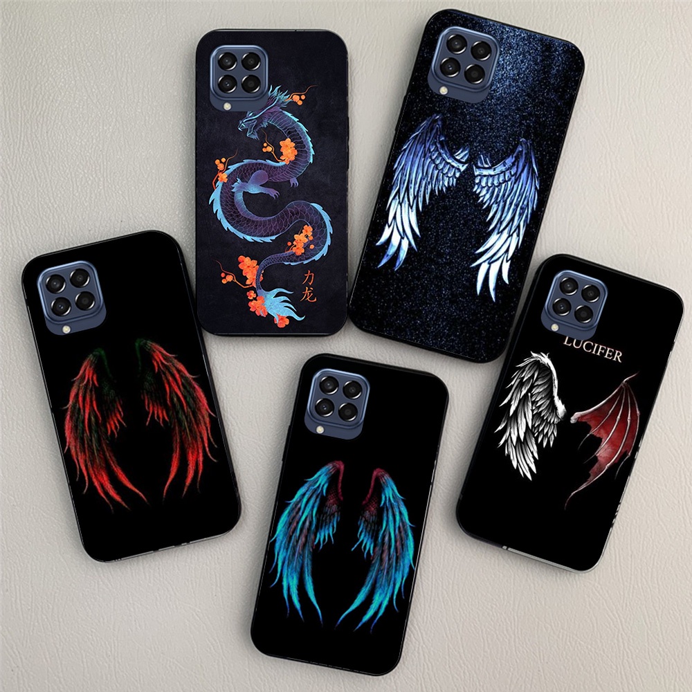 Ốp lưng điện thoại samsung m33, m53, m63, a12 , m12 bộ hình bọ cạp rồng phong cách nam