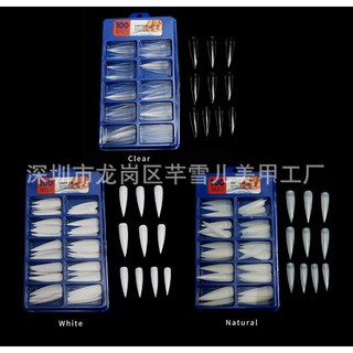 Hộp 100 móng úp form Nhọn