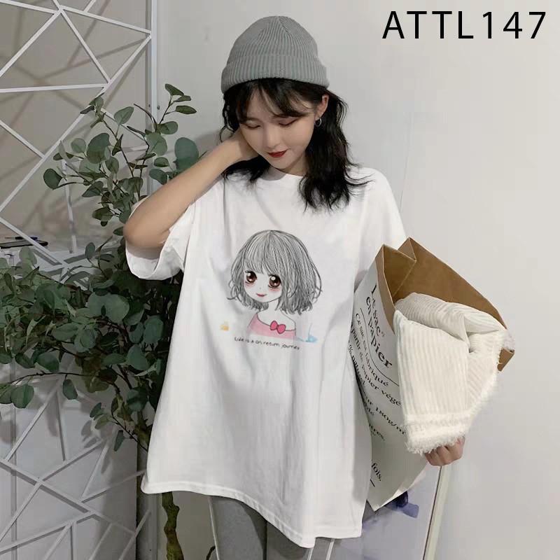 [FREE SHIP ĐƠN TỪ 50K] Áo phông cô gái áo nơ HARI0520 1