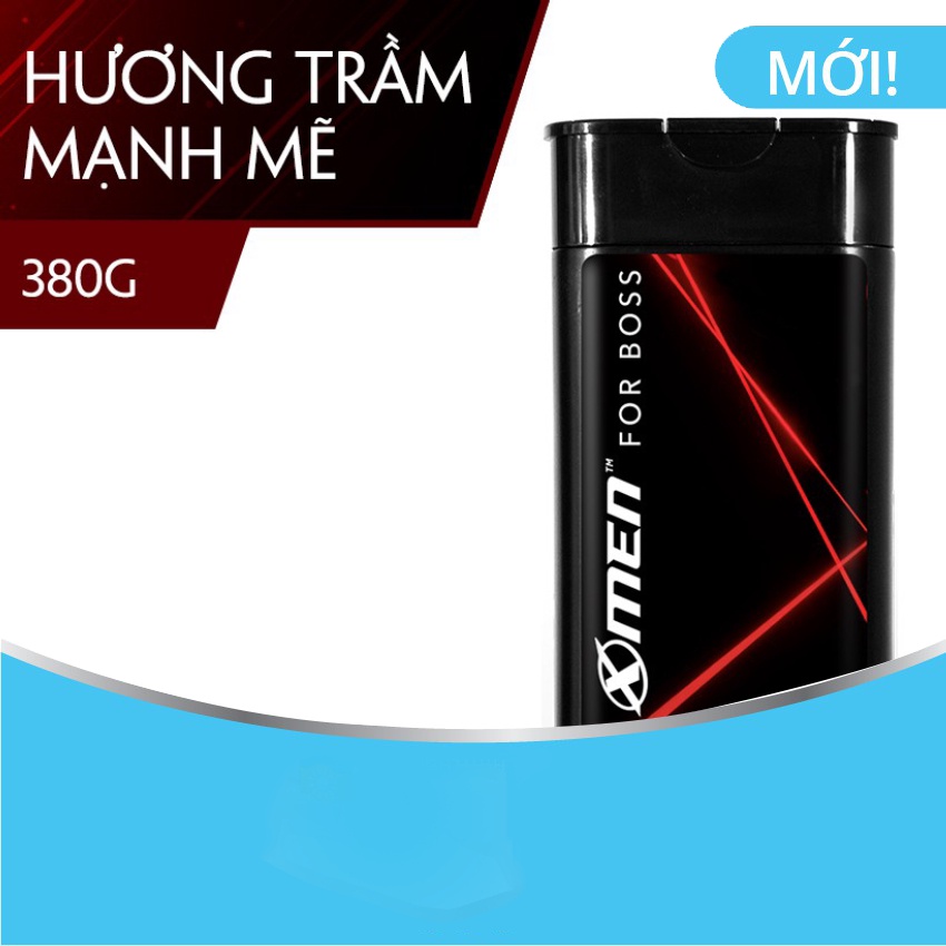 Dầu gội nước hoa X-Men For Boss Intense - Mùi hương trầm đầy nội lực 380g