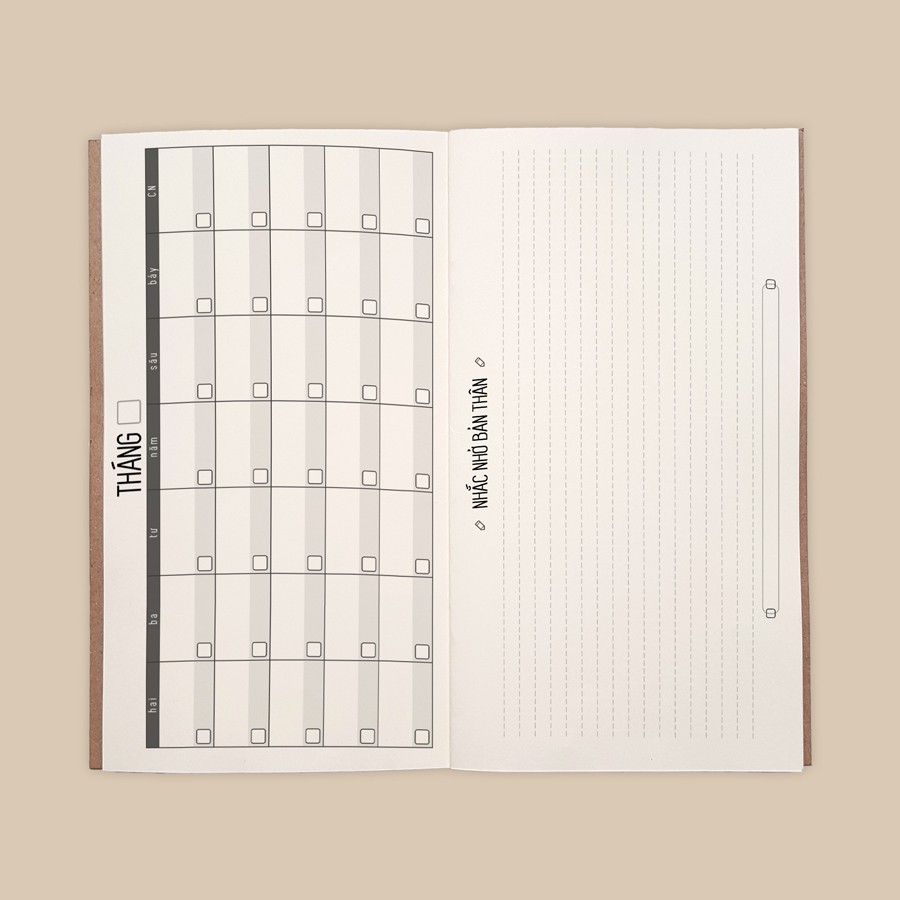 [HANDMADE - CÓ QUÀ] SỔ TAY PLANNER MIX GỒM THU CHI - DAILY PLANNER - NHẬT KÝ &quot;KIẾM TIỀN - GIỮ TIỀN&quot;