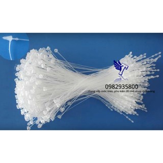 Dây treo thẻ bài - Ty Xỏ Nhựa - Dây Nhựa Treo Thẻ Bài Mác Tag Quần Áo ( Túi 1000 PCS )