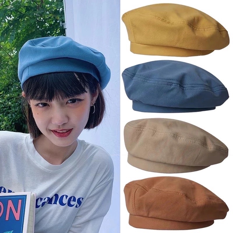 Nón Nồi Beret Mỏng Nhẹ Thời Trang