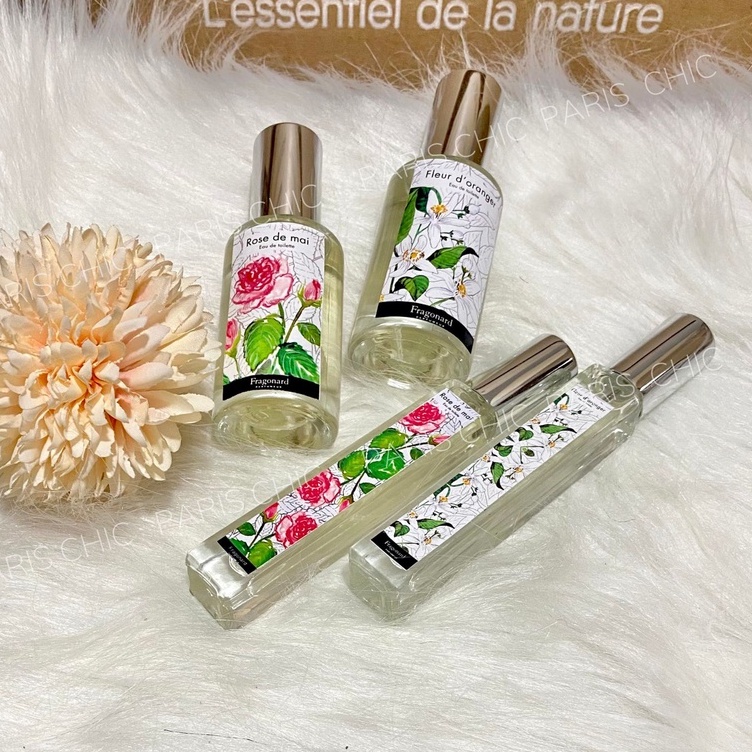 Nước hoa Pháp Fragonard hương hoa bưởi và hương hoa hồng 20ml đủ bill Pháp