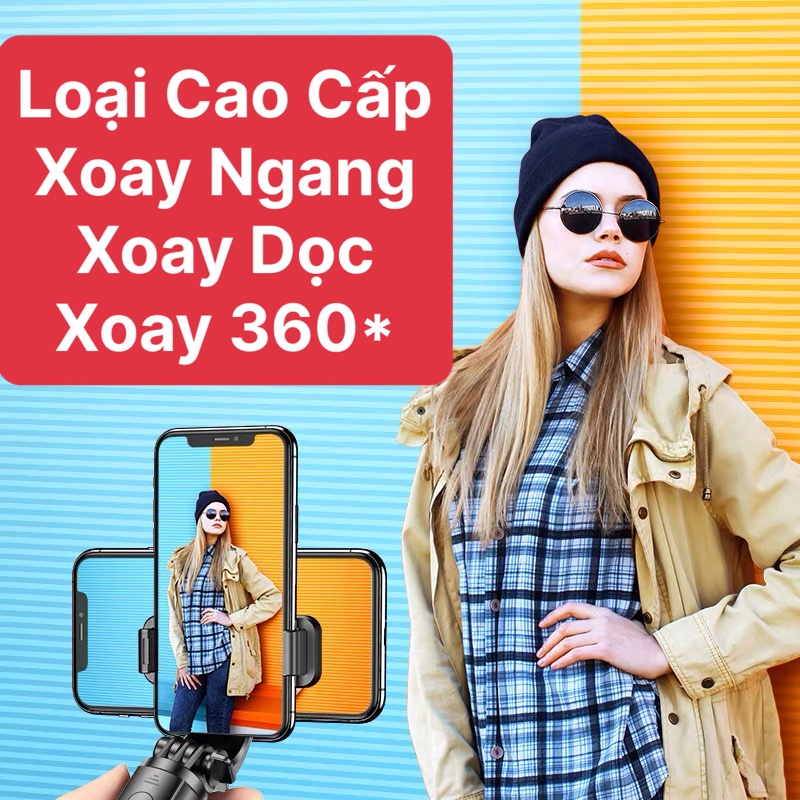 Gậy Chụp Ảnh Selfie Kèm Remote Kiêm Tripod Giá Đỡ Điện Thoại 3 Chân Có Đèn Led Trợ Sáng