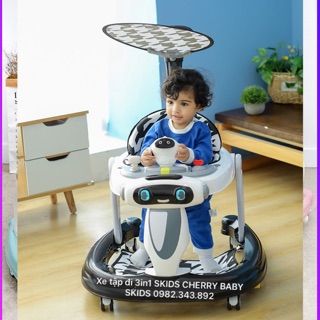 Xe tập đi 3in1 SKIDS CHERRY BABY mẫu 2020