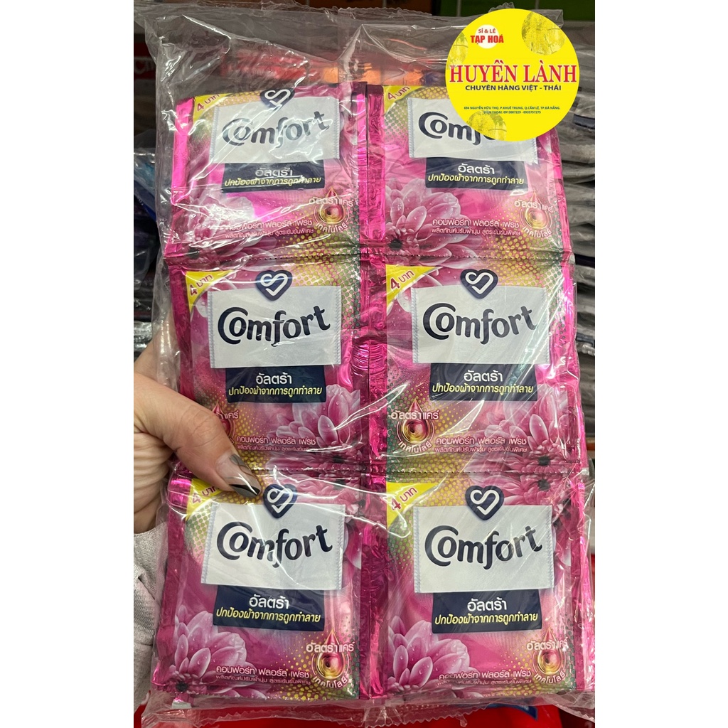 1 Set 24 gói nước xả vải Comfort đủ hương thơm lâu