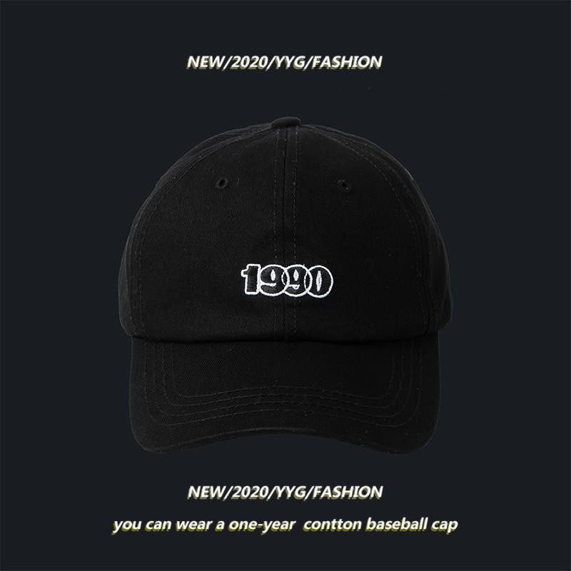Mũ Lưỡi Trai Thêu Chữ 1990 Phong Cách Hàn Quốc