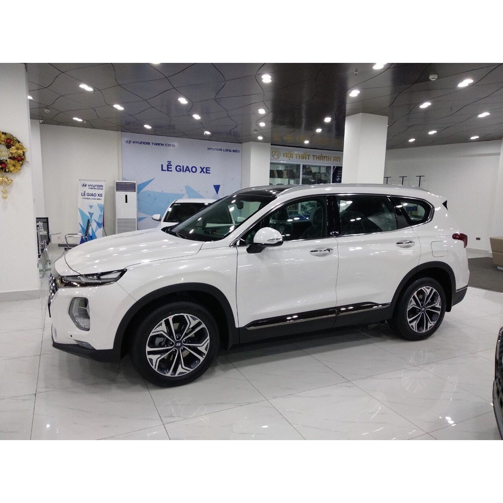 Ốp tabli cánh cửa Santafe 2019 2020 2021 mẫu titan bộ 4 chi tiết