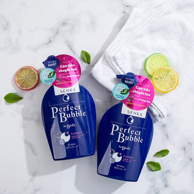 Sữa Tắm Dưỡng Ẩm Senka Perfect Bubble For Body (Nhật Bản) 500ml