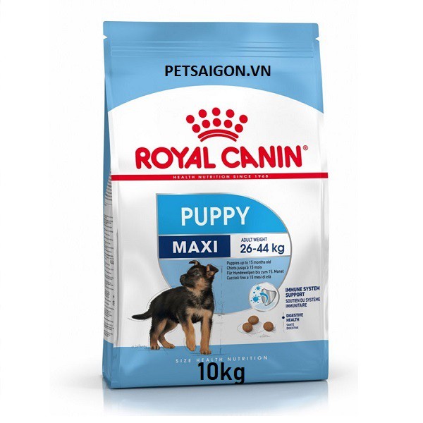 Thức Ăn Cho Chó Giống Lớn Royal Canin Maxi Puppy Bao 10kg