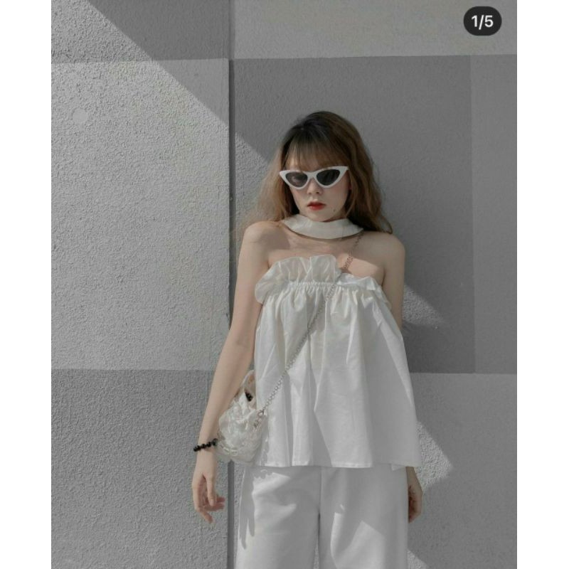 [Corn9] SET AO CÚP BÈO CÁCH ĐIỆU LƯNG VÀ QUẦN SUÔNG