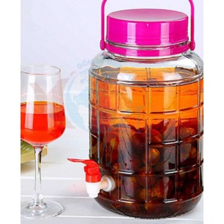 Bình ngâm rượu nắp tím 8 lít 10 lít