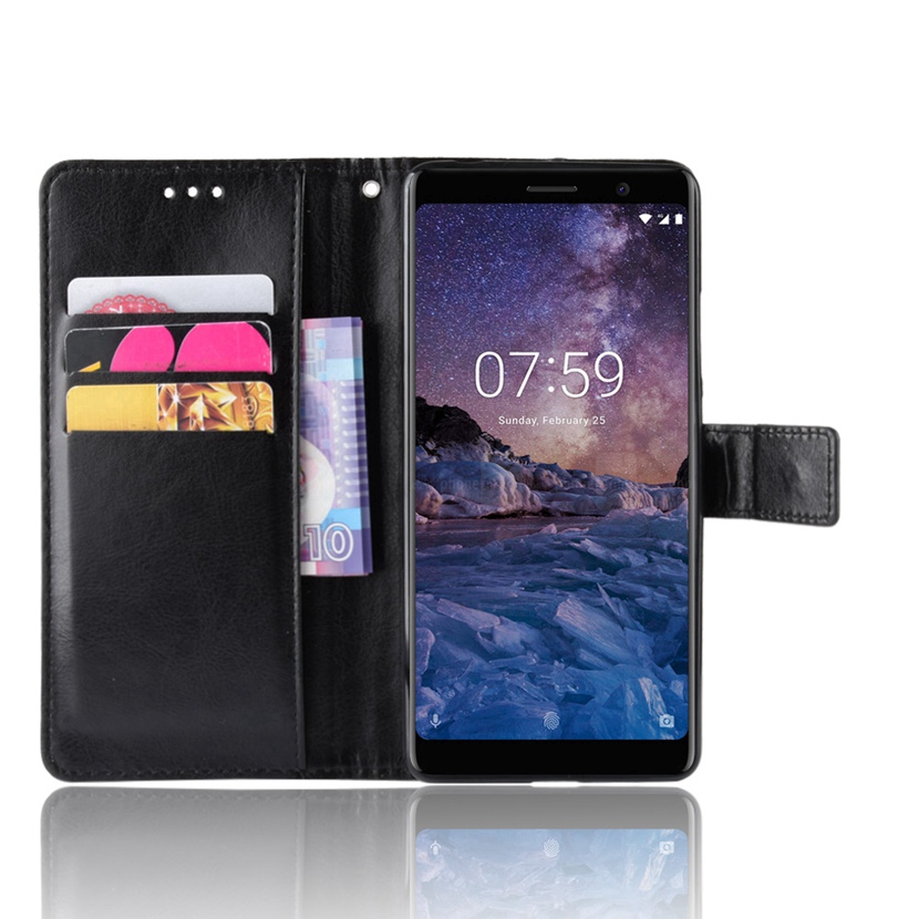 Bao da điện thoại nấp gập cho Nokia 7 Plus 7.1 8.1 X7