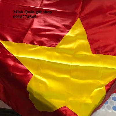 Cờ Tổ Quốc, cờ Đảng - vải phi bóng - size 1,4x1,8m