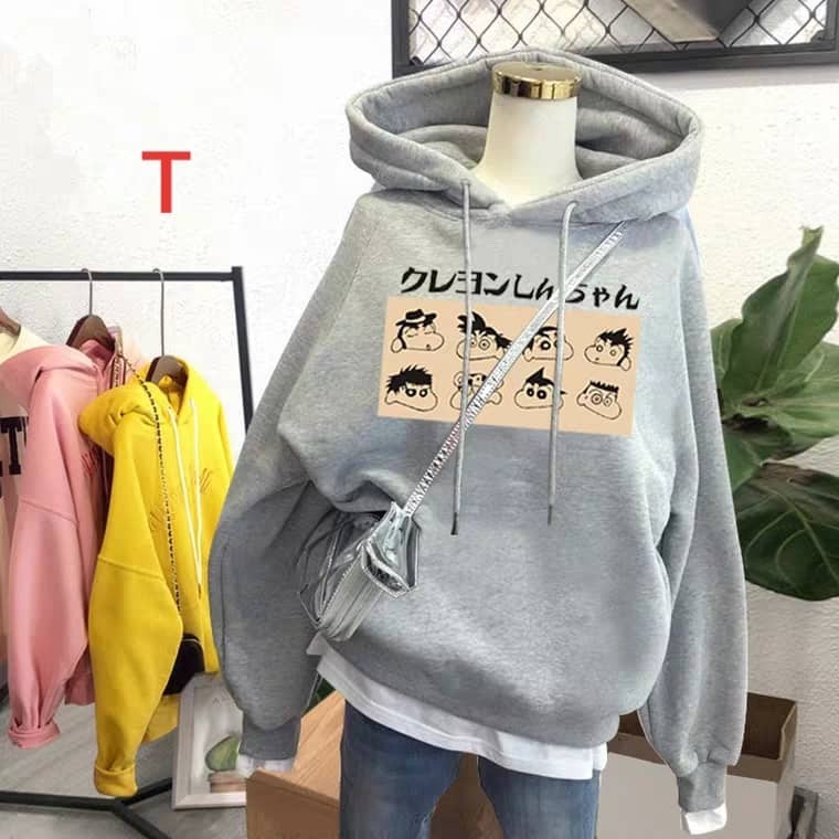 Áo hoodie mặt Shin DTR1119