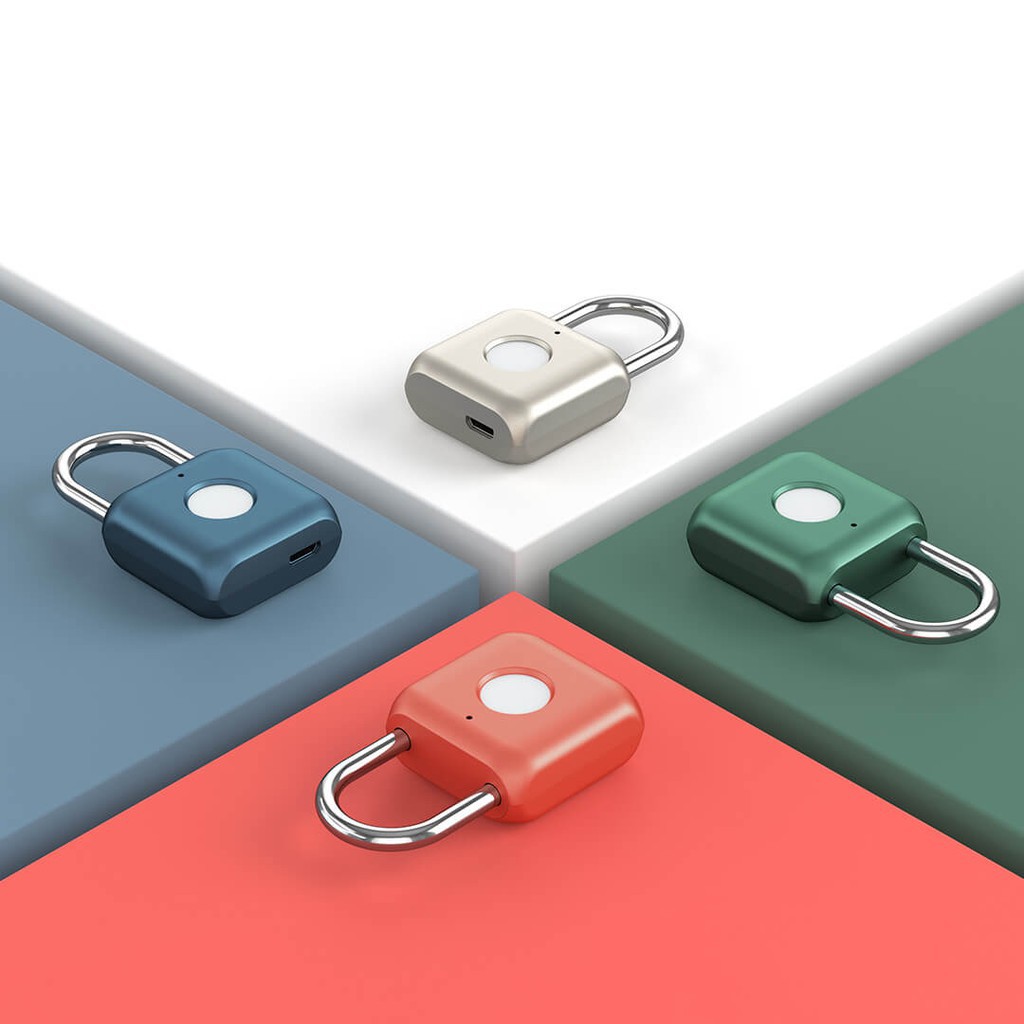 ♕✳☸Ổ Khóa Vân Tay Vali Thông Minh Xiaomi Sạc USB Không Chìa Chống Trộm Bảo Vệ An Toàn Tiện Lợi