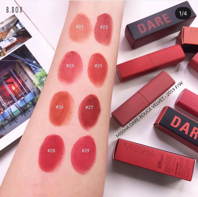 ☺️Son lỳ MISSHA DARE ROUGE VELVET LIPSTICK😘 | BigBuy360 - bigbuy360.vn