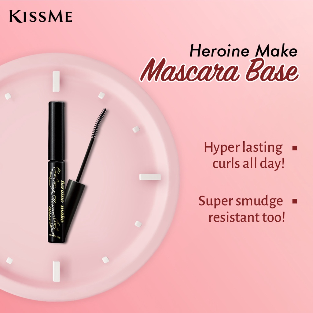 Lót Mascara Kissme Nâng Cong Mi Ngắn Màu Đen Tuyền 4.5g | Hasaki | Sản Phẩm Chính Hãng