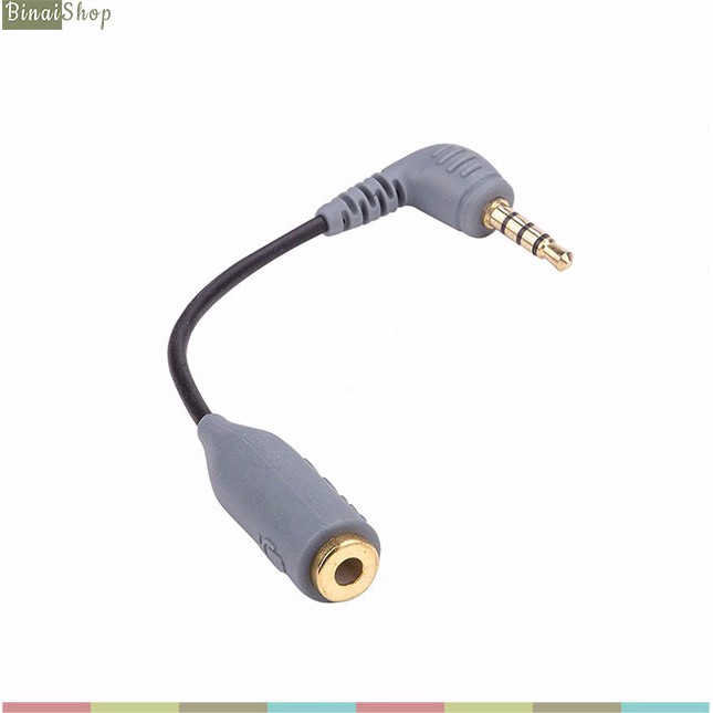 Boya BY-CIP2 cable chuyển đổi micro cho điện thoại.