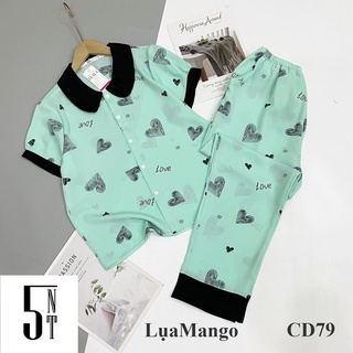 [Hàng Loại 1] Đồ Bộ LỤA LATIN  -  Bộ Tay Cộc, Quần Dài