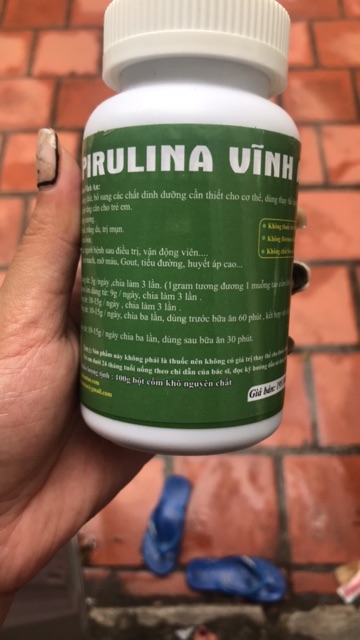 [SPA HN] TẢO XOẮN SPIRULINA VĨNH AN 100G