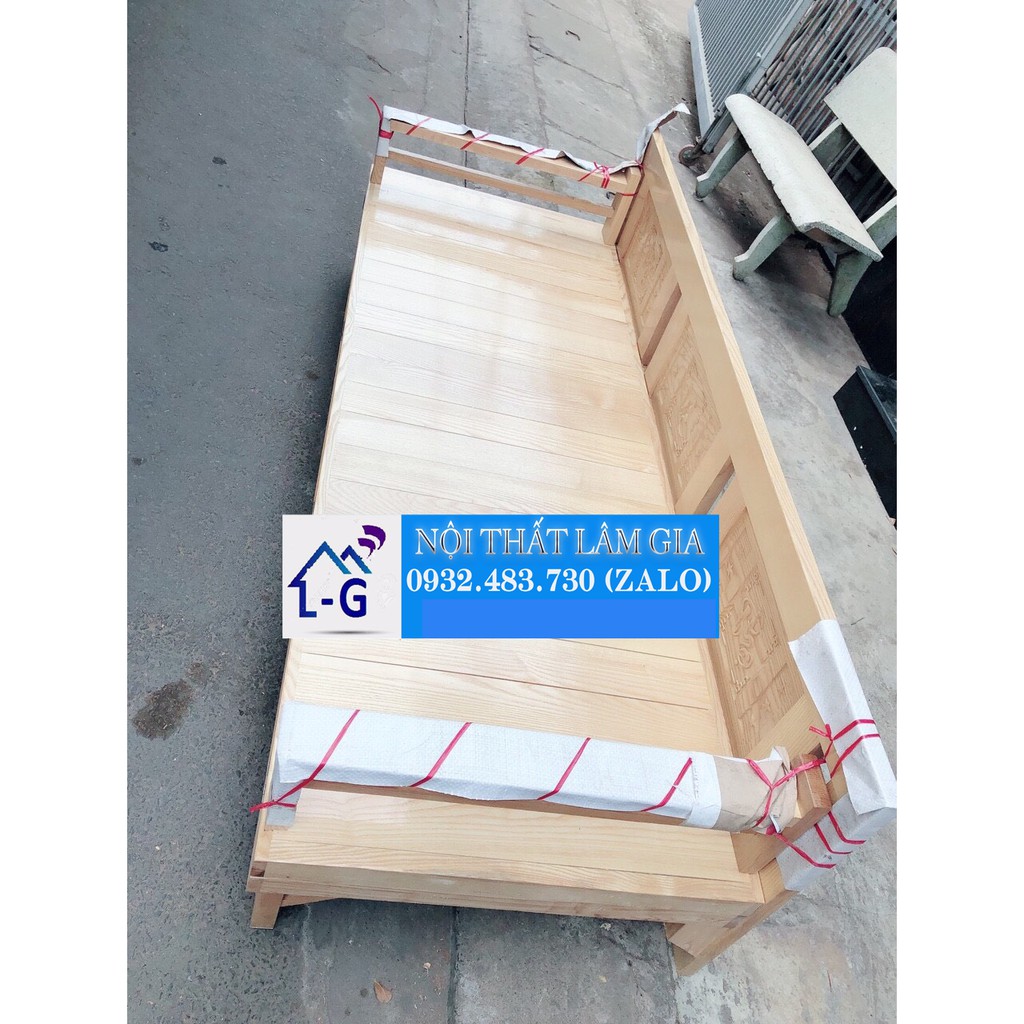 Giường gấp gỗ sồi đa năng cao cấp 1m6