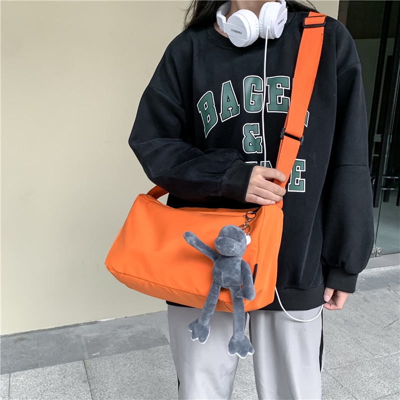 Túi Đeo Chéo Nylon Sức Chứa Lớn Thời Trang Nhật Hàn Cho Nam