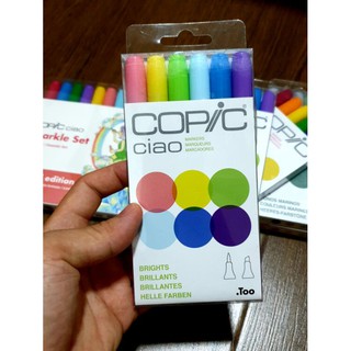 Bút Tô màu Copic Ciao Marker Bright (set 6 cây)