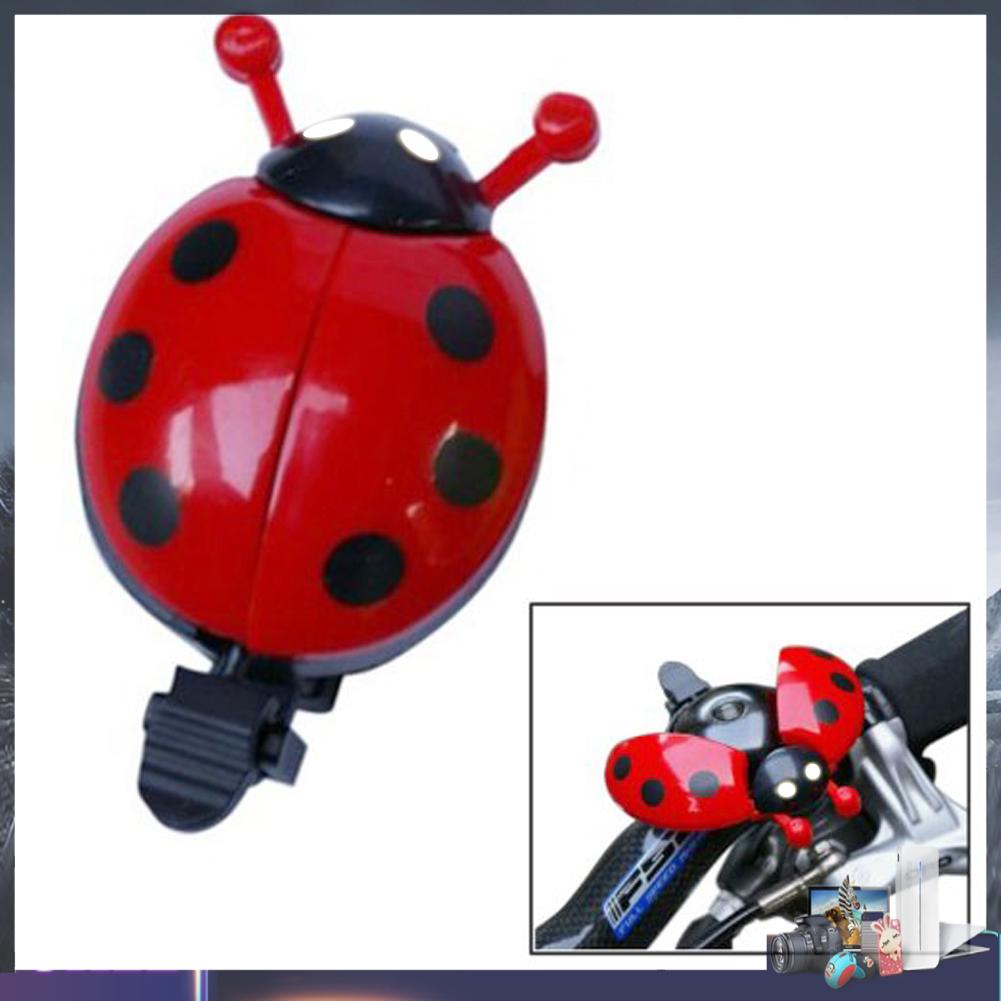 Chuông gắn tay lái xe đạp thiết kế hình bọ cam dễ thương