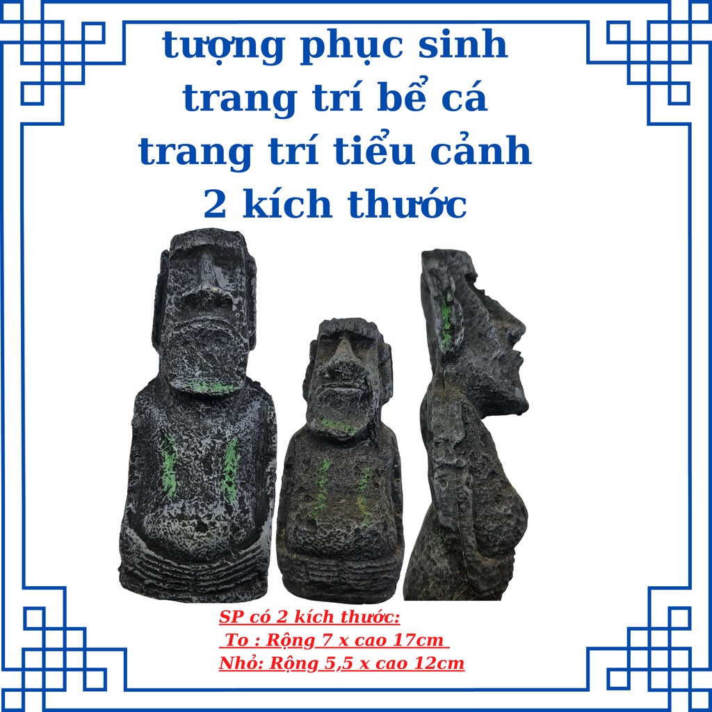 Tượng trang trí tiểu cảnh hồ cá