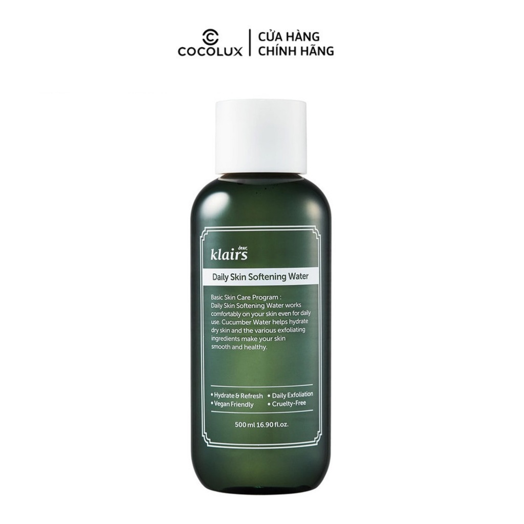 Nước Cân Bằng Klairs Tẩy Tế Bào Chết Làm Mềm Da 500ml