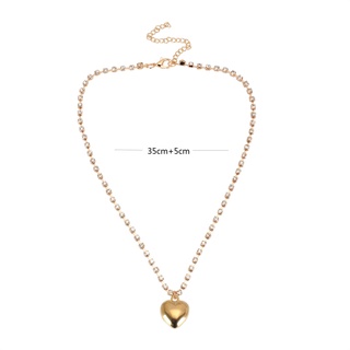 vòng cổ Choker Mặt Trái Tim Đính Đá