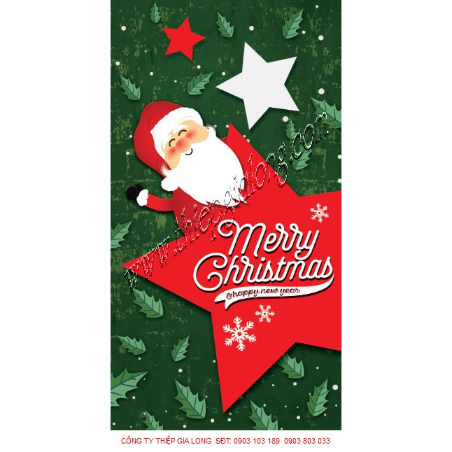 COMBO 10 Thiệp Noel nhí
