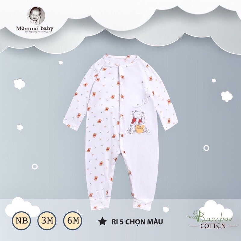 Xả kho Body dài bấm cúc hãng Momma baby