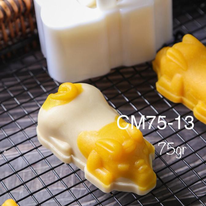 Khuôn Làm Bánh Trung Thu Hình Chú Heo Kích Thước Cm7513