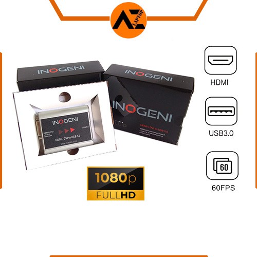 [Capture Card] Thẻ Ghi Hình INOGENI Chuyển DVI/HDMO Sang USB 3.0 (INOGENI DVI/HDMI to USB 3.0 Video Capture Card)