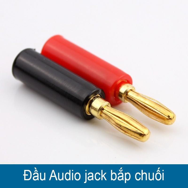 Cặp jack cắm loa, jack bắp chuối loại tốt ( 2 cái ) - Điện Việt