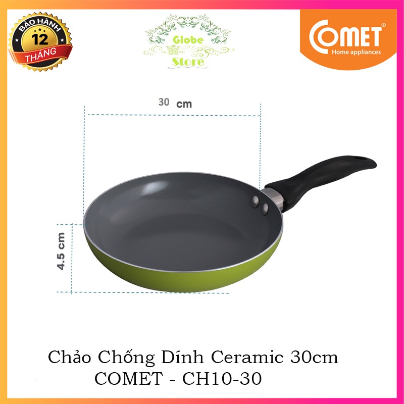 Chảo Chống Dính Ceramic 30cm COMET - CH10-30