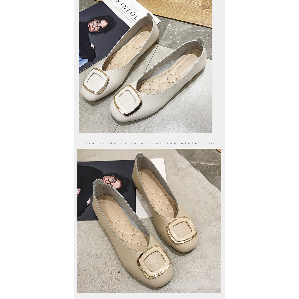 Giày Búp Bê Nữ Gót Vuông Size 41-43 | BigBuy360 - bigbuy360.vn
