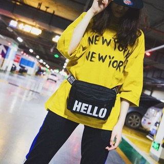 TÚI VẢI ĐEO CHÉO - HELLO