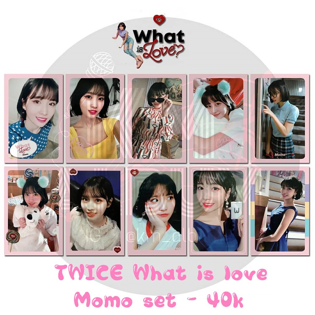 CARD UNOFF] Bộ TWICE What is love photocard