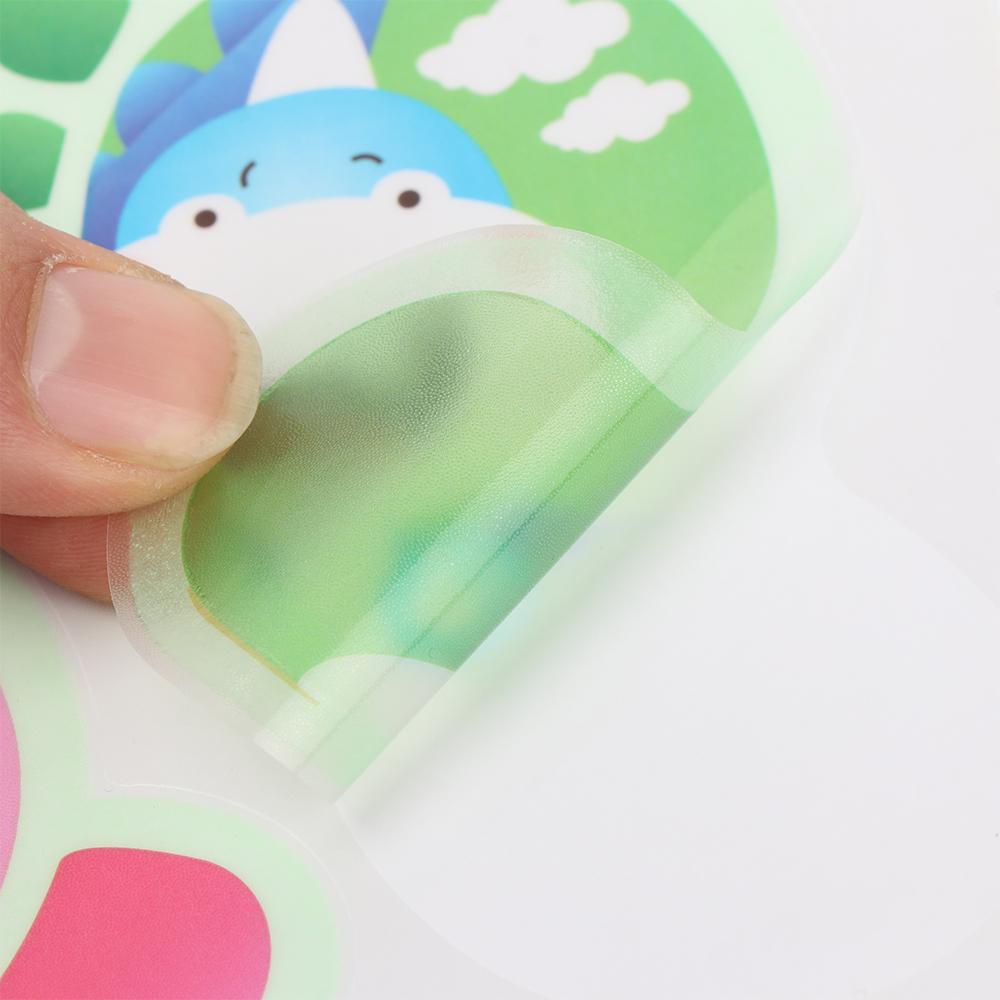 PEARLVN Sticker Dán Tường Dạ Quang Hình Mặt Trăng Hoạt Hình
