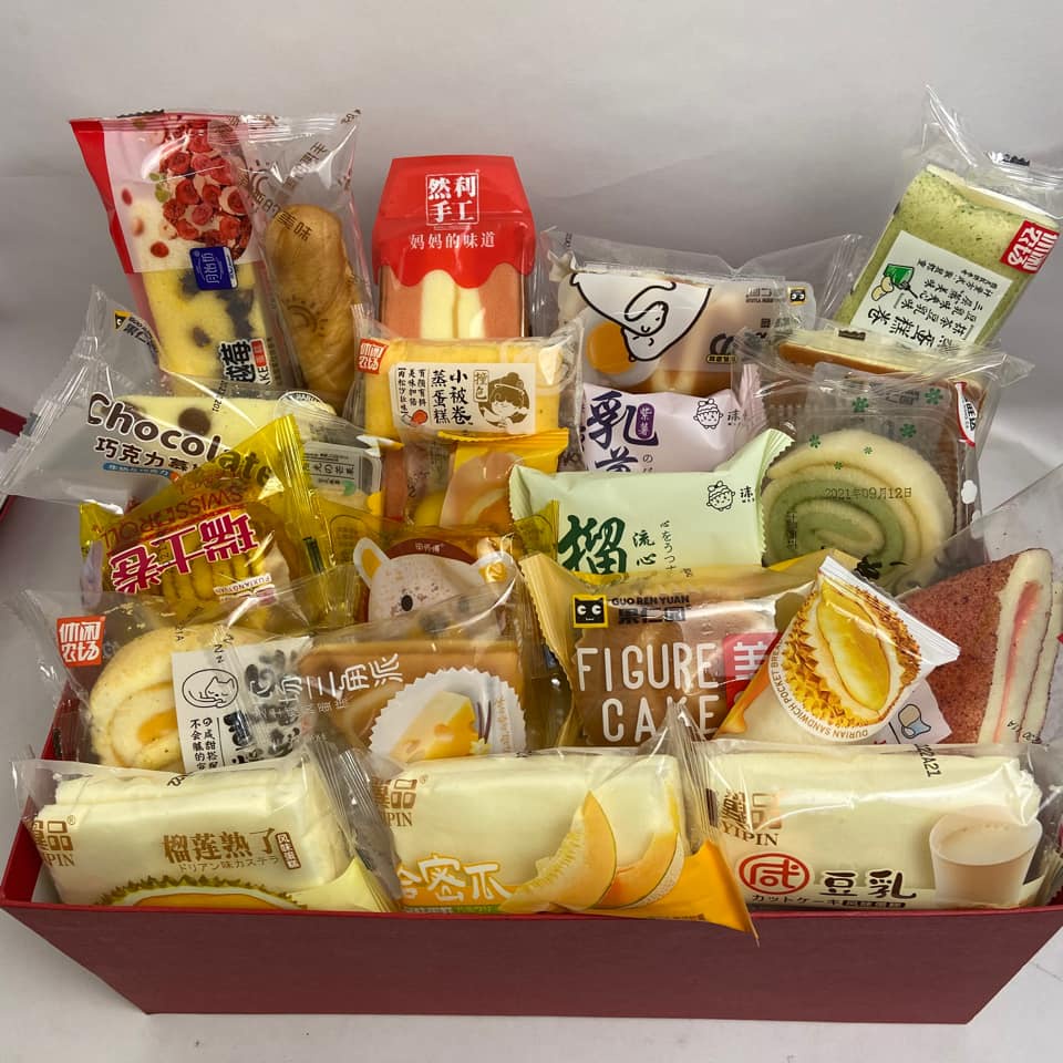 Bánh Bông Lan Đài Loan 🌟Ăn Vặt Bát Giới🌟 Bánh Đài Loan Mềm Ngon Mix Nhiều Loại Đủ Mùi Vị AV27