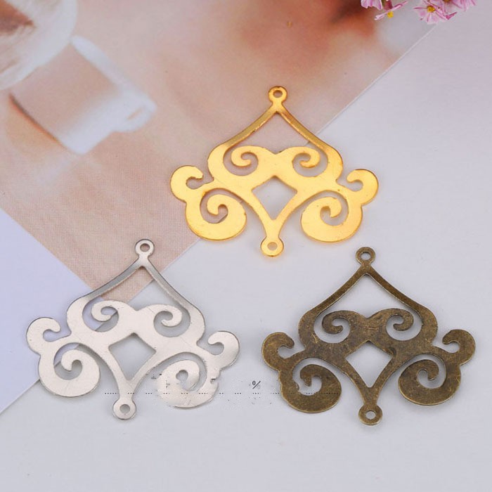 5 phiến họa tiết 33mm nguyên liệu làm trâm làm trang sức cổ trang