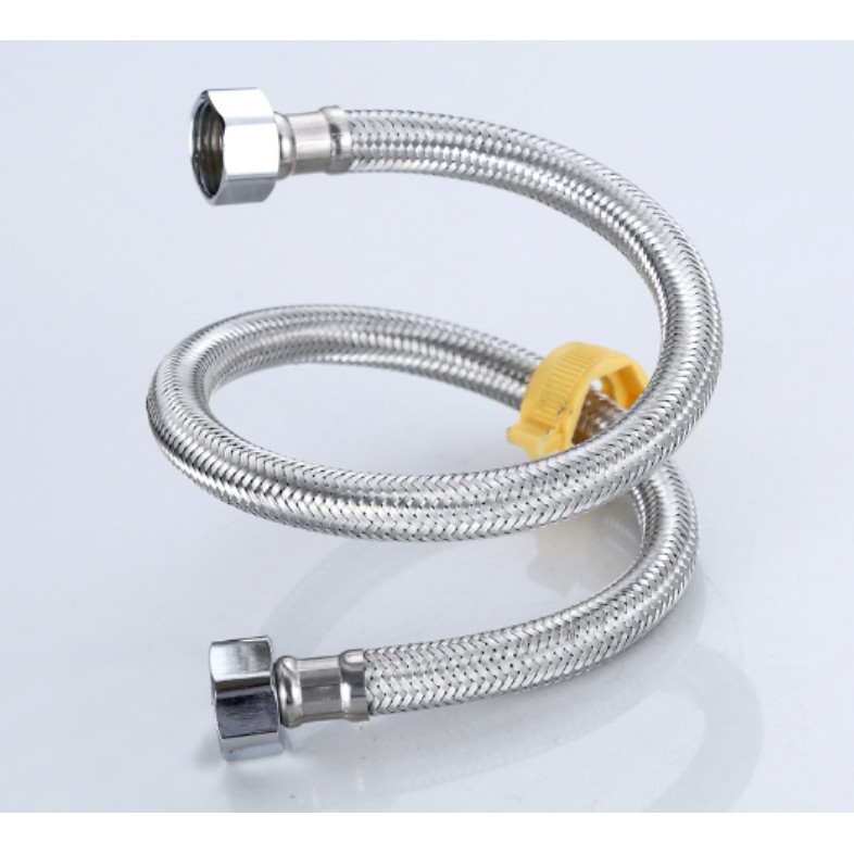 Dây cấp inox 2 đầu ống dùng cho bình nóng lạnh, vòi 2 lỗ - giá 1 dây cấp