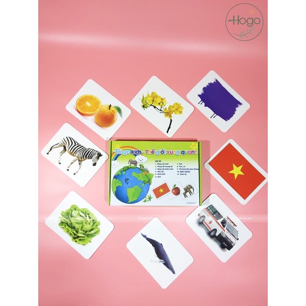 [HÀNG CHUẨN] Bộ Thẻ Học Thông Minh Flashcard Chất Lượng Cao Size Lớn