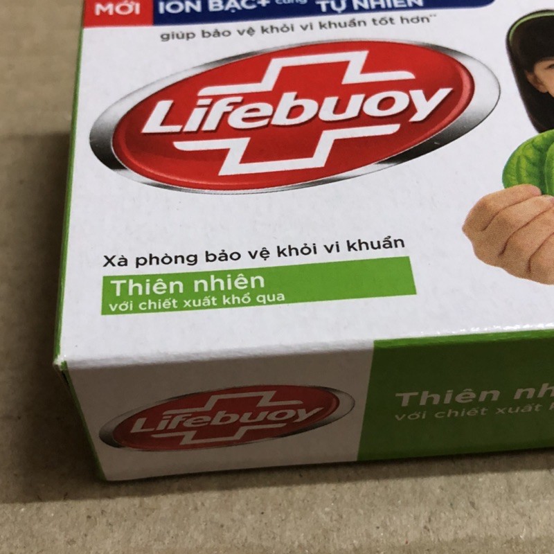 [90 g] Hộp Bánh Xà Bông Lifebuoy Hương Thiên Nhiên Triết Xuất Khổ Qua